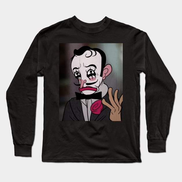 Bioshock Cartoon Sander Cohen Long Sleeve T-Shirt by Phreephur